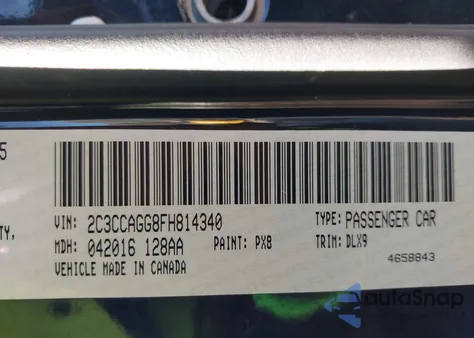 2015 Chrysler 300 300S from USA, damaged, VIN 2C3CCAGG8FH814340